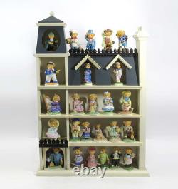 Rare Franklin Mint Hotel Teddington Porcelain Bear Doll 25 Shelf Figurine