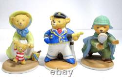 Rare Franklin Mint Hotel Teddington Porcelain Bear Doll 25 Shelf Figurine