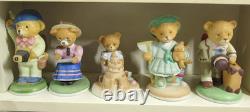 Rare Franklin Mint Hotel Teddington Porcelain Bear Doll 25 Shelf Figurine