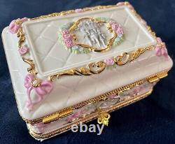 Rare Franklin Mint House of Faberge Once Upon A Dream Musical Jewelry Box