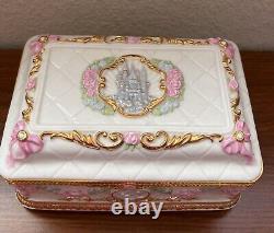 Rare Franklin Mint House of Faberge Once Upon A Dream Musical Jewelry Box