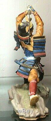 Rare Franklin Mint Sum Nakamura Samurai Shogun Porcelain Figurine Statue