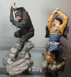 Rare Franklin Mint Sum Nakamura Samurai Shogun & Shadow Ninja Porcelain Figurine