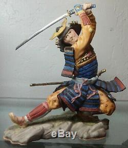 Rare Franklin Mint Sum Nakamura Samurai Shogun & Shadow Ninja Porcelain Figurine