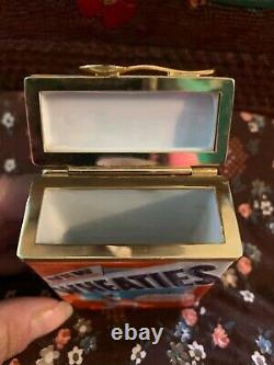 Rare Franklin Mint Wheaties Cereal PHB Porcelain Hinged Box Limited Edition 1999