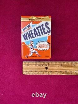 Rare Franklin Mint Wheaties Cereal PHB Porcelain Hinged Box Limited Edition 1999