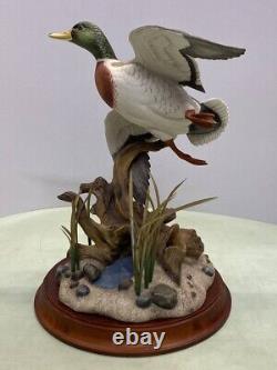 Rare! Franklin Mint north america mallard duck figurines by Anthony J. Rudisil