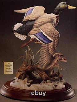 Rare! Franklin Mint north america mallard duck figurines by Anthony J. Rudisil
