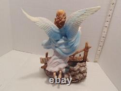 Rare Guardian Angel of Love by Emily Kaufman Porcelain Sculpture Figurine