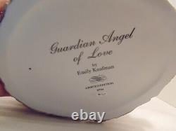 Rare Guardian Angel of Love by Emily Kaufman Porcelain Sculpture Figurine