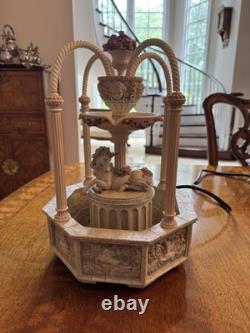 Rare Steve Read Franklin Mint Fountain Of The Unicorn, 2001, Working