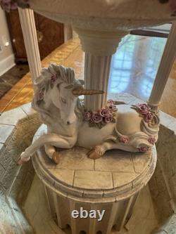 Rare Steve Read Franklin Mint Fountain Of The Unicorn, 2001, Working
