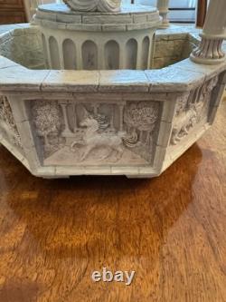 Rare Steve Read Franklin Mint Fountain Of The Unicorn, 2001, Working