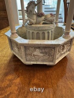 Rare Steve Read Franklin Mint Fountain Of The Unicorn, 2001, Working