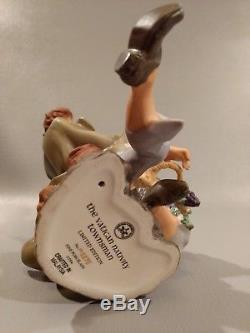 Rare Townsman W Produceorig. Boxvatican Nativity Franklin Mint Fine Porcelain