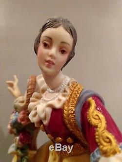 Rare Townswoman Orig. Boxvatican Nativity Franklin Mint Fine Porcelain