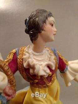 Rare Townswoman Orig. Boxvatican Nativity Franklin Mint Fine Porcelain