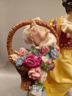 Rare Townswoman Orig. Boxvatican Nativity Franklin Mint Fine Porcelain