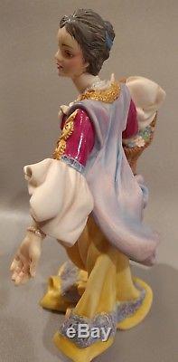 Rare Townswoman Orig. Boxvatican Nativity Franklin Mint Fine Porcelain