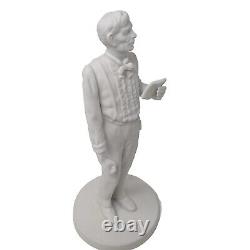 Retired 1980's Abraham Lincoln White Porcelain Figurine Franklin Mint N. I. B#461