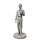 Retired 1980's Abraham Lincoln White Porcelain Figurine Franklin Mint N. I. B#471