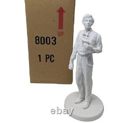 Retired 1980's Abraham Lincoln White Porcelain Figurine Franklin Mint N. I. B#501