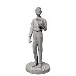 Retired 1980's Abraham Lincoln White Porcelain Figurine Franklin Mint N. I. B#501