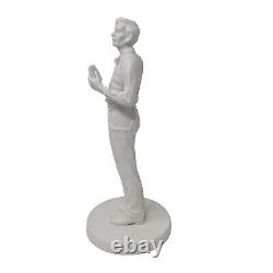 Retired 1980's Abraham Lincoln White Porcelain Figurine Franklin Mint N. I. B#501