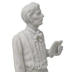 Retired 1980's Abraham Lincoln White Porcelain Figurine Franklin Mint N. I. B#501
