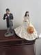 Rhett Butler And Scarlett O'Hara Franklin Mint painted Porcelin Figurines