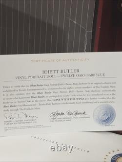 Rhett Butler Gone With The Wind Franklin Mint porcelain Doll