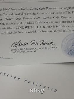 Rhett Butler Gone With The Wind Franklin Mint porcelain Doll