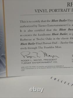 Rhett Butler Gone With The Wind Franklin Mint porcelain Doll