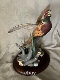 Ring Necked Pheasant by Anthony J Rudisill Franklin Mint