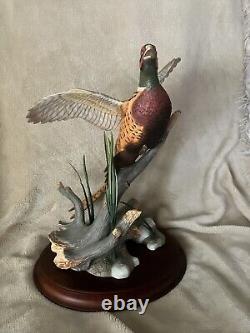 Ring Necked Pheasant by Anthony J Rudisill Franklin Mint