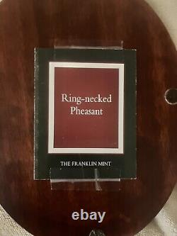 Ring Necked Pheasant by Anthony J Rudisill Franklin Mint