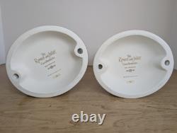 Romeo & Juliet Franklin Mint Candlesticks Fine Porcelain Signed Mint Condition