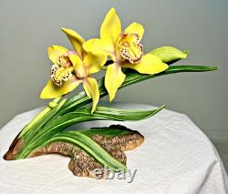Ronald Van Ruyckevelt Angelica Orchid Franklin Mint Porcelain 1986