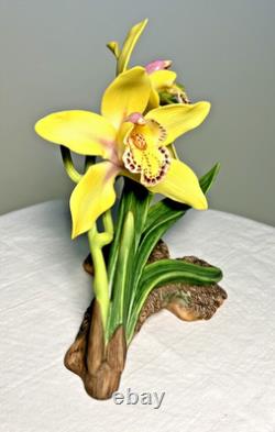 Ronald Van Ruyckevelt Angelica Orchid Franklin Mint Porcelain 1986
