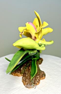 Ronald Van Ruyckevelt Angelica Orchid Franklin Mint Porcelain 1986