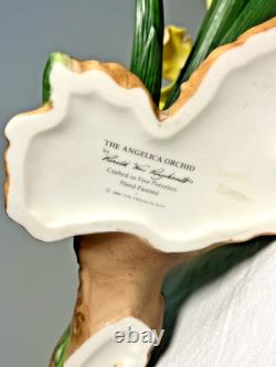 Ronald Van Ruyckevelt Angelica Orchid Franklin Mint Porcelain 1986
