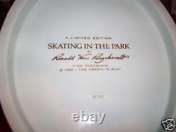 Ruyckevelt Skating in the Park Franklin Mint NEW