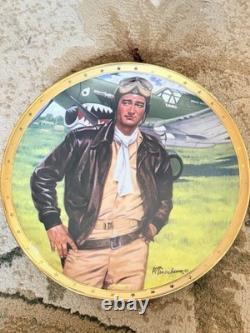 SET Lot Of 26 Franklin Mint Heirloom John Wayne Robert Tanenbaum Limited Plates