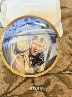 SET Lot Of 26 Franklin Mint Heirloom John Wayne Robert Tanenbaum Limited Plates