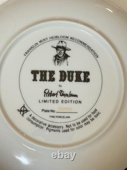 SET Lot Of 26 Franklin Mint Heirloom John Wayne Robert Tanenbaum Limited Plates