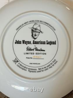 SET Lot Of 26 Franklin Mint Heirloom John Wayne Robert Tanenbaum Limited Plates