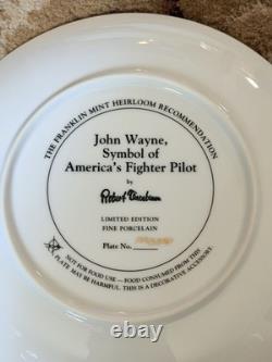 SET Lot Of 26 Franklin Mint Heirloom John Wayne Robert Tanenbaum Limited Plates