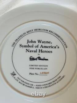 SET Lot Of 26 Franklin Mint Heirloom John Wayne Robert Tanenbaum Limited Plates