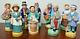 SET OF 9 Cries of London Toby Jugs Franklin Mint 1980