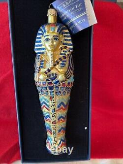 Sarcophagus Treasures of Tut Christmas Ornament Franklin Mint Rare 8